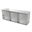 REFRIGERADOR ASBER ABBC-94 HC / S-HC | Refrigerador Contra Barra | 3 Puertas Solidas | 6 Parrillas | 34.4 Pies Cúbicos | Evaporación Automática | Cocina Hotel Fonda | Restaurante Cafetería Bar Bebidas Conservar Cerveza 