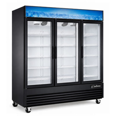Refrigerador Icehaus RVC-3PC-1885, refrigerador vertical comercial.