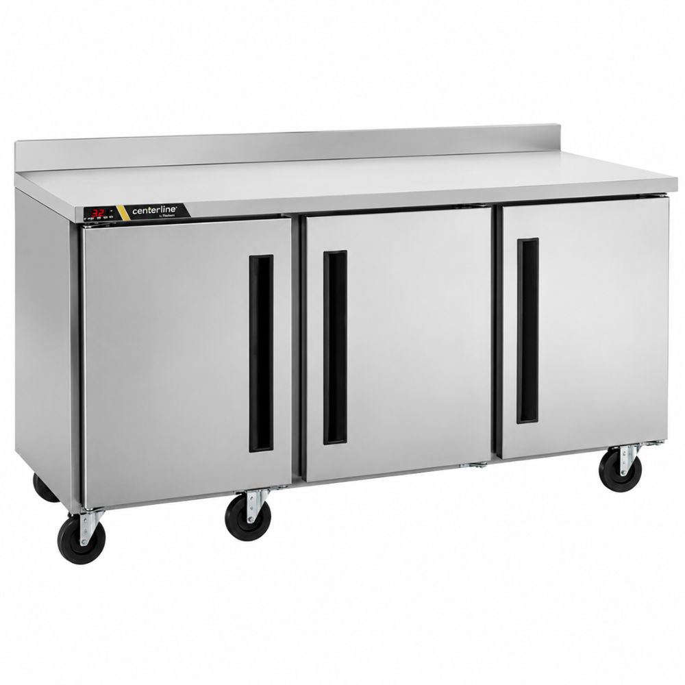 Refrigerador Mesa de Trabajo Centerline CLUC-72R-SD-WTLLL, 18.80 pies cúbicos, en acero inoxidable.