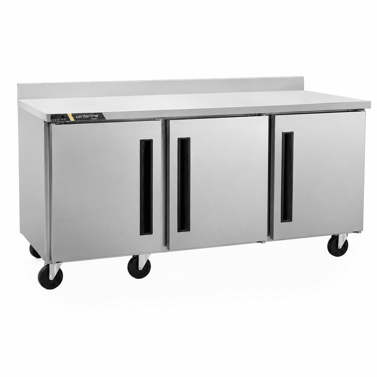 Refrigerador Mesa de Trabajo Centerline CLUC-72R-SD-WTRRR, 18.80 pies cúbicos, en acero inoxidable.