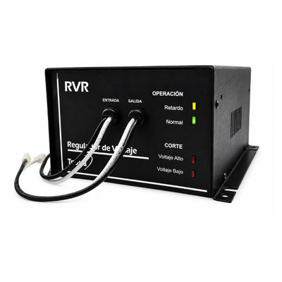 REGULADOR DE VOLTAJE 3000 W BIFÁSICO 220V MIGSA RVR-3000/220 | Reguladores | Eléctrico | Protección Equipos Comerciales | Regulador de Voltaje Protector Supresor de Picos Estabilizador Protección para Refrigeradores Equipos Comerciales Electrodomésticos Negocio Hogar Oficina
