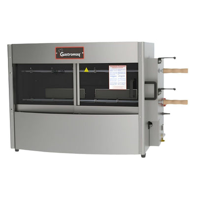 Rosticero Gastromaq AF10N, en acero inoxidable.