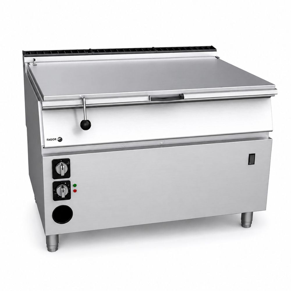 Sartén Fagor SB-G915 Im, sartén basculante motorizado, en acero inoxidable.