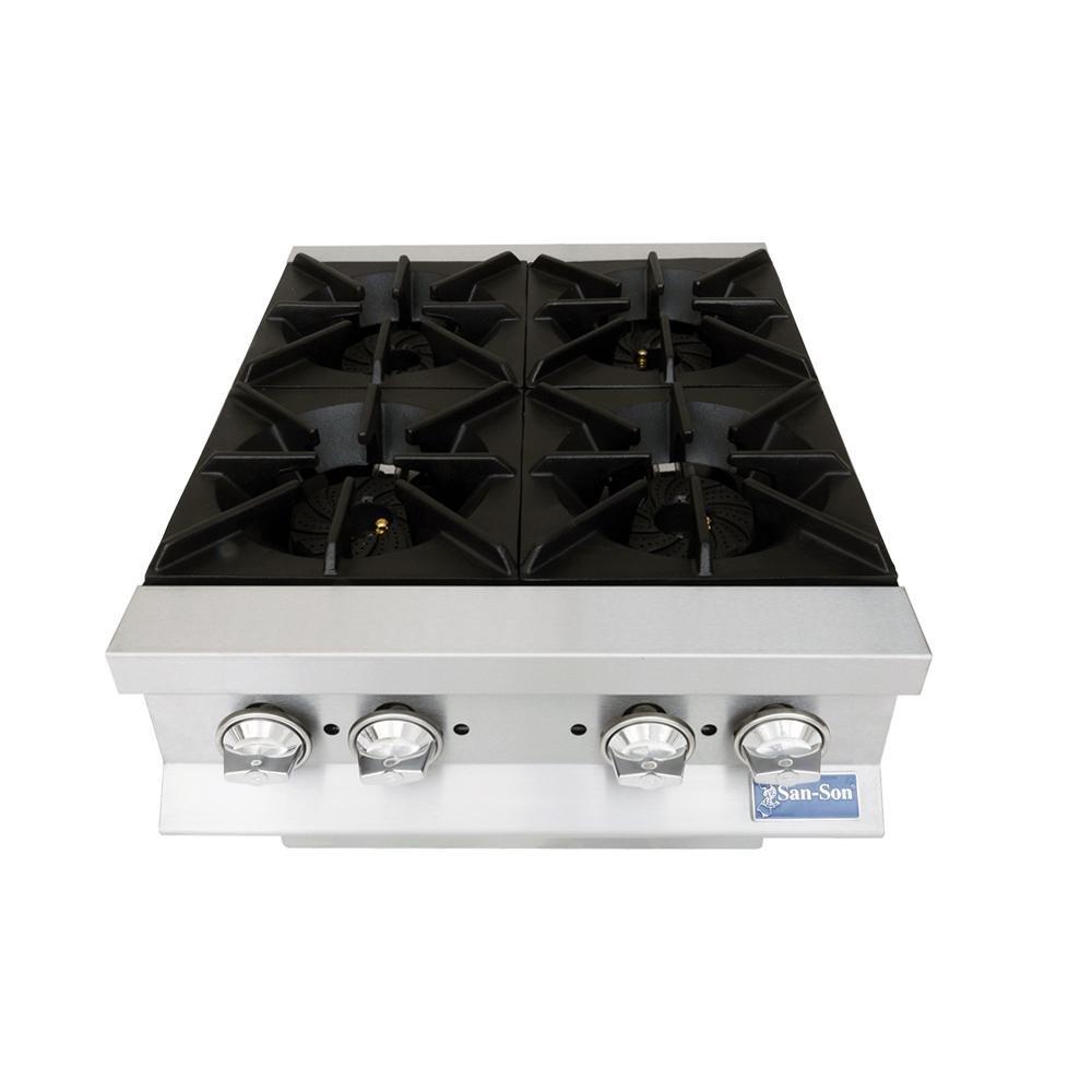 Parrilla San Son SS4Q, gas, en acero inoxidable.