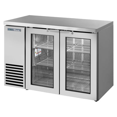 REFRIGERADOR CONTRA BARRA TRUE TBB24-48-2G-Z1-SFT-S-1 | Refrigerador Contra-Barra | 2 Puertas Cristal | Acero Inoxidable | Restaurante Bar Cafetería Refrigerar Congelar Cocina Comedor Cocina Industrial Conservar Bar Restaurante Cervecería