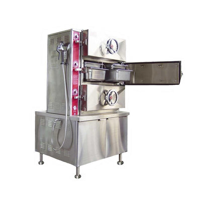 Tecnodac CE-3 Cocedor a Vapor para Alimentos con Generador Electrico - Con Rejillas - No Incluye Charolas - Cocedores - Tecnodac - KitchenMax Store