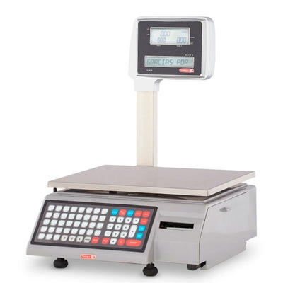 Torrey 0W-LABEL40P Bascula Etiquetadora 40 Kg para Verdureria Carniceria Sobre Mostrador Recepción Pesar Cobrar Báscula para Fruteria Verduleria Tienda Negocio Cremeria.  KitchenMax.Store. Envíos seguros a todo México. Cotiza hoy mismo.