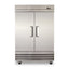Torrey CVSA-47UI Congelador Reach-In Vertical 2 Puertas Solidas 6 Parrillas Acero Inoxidable - Congeladores Verticales - Torrey - KitchenMax Store