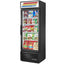 True GDM-19T-F~TSL01 Congelador Exhibidor Vertical 1 Puerta Cristal 4 Parrillas -  - True - KitchenMax Store