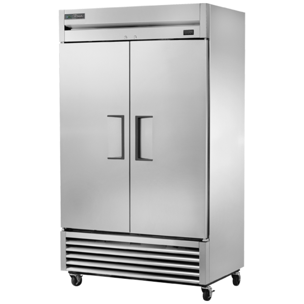 Refrigerador True TS-43-HC, bar hotel restaurante, en acero inoxidable.