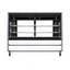 VITRINA TORREY 1029045 TEM150B LS | Vitrina Exhibidora Refrigerada Cristal Curvo | 150 cm | Blanco | para Tienda de Abarrotes Carnicería Comercial para Tienda de Abarrotes Carnicería Comercial Repostería Negocio Alimentos Pasteles Panes Exhibición Industrial Carnicería Cremería 