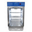 Vitrina International VC-1 Sm, vitrina caliente cristal recto, en acero inoxidable.