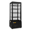 VITRINA REFRIGERADA RHINO VIVEPA-4 | Vitrina Refrigerada Vertical Panorámica | Capacidad 100 L | 4 Lados de Vidrio | Cafetería Pastelería Tienda