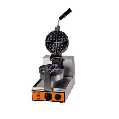 Wafflera Migsa Essential WBME-2, wafflera belga sencilla, en acero inoxidable.