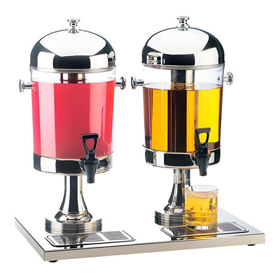 Despachador de Jugos Migsa ZCF302B, acero inoxidable y acrílico.