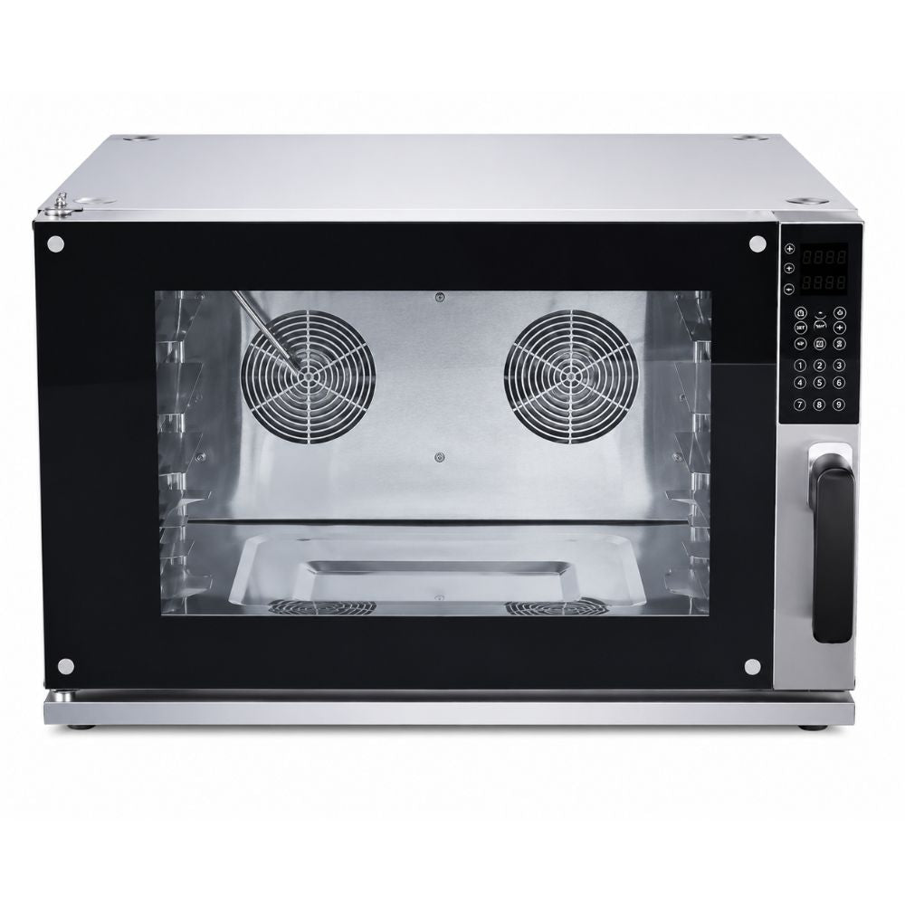 Horno de Convección Digital MIGSA SELECT HDM-860, 110 litros, 4 charolas 66 x 46 cm, acero inoxidable, 220V / 60Hz, para panadería y cocina profesional