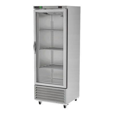 Congelador Asber ARF-17-G H Hc, congelador vertical, en acero inoxidable.