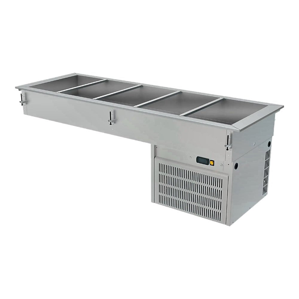 Mesa Fría Asber DRFB-511 Hc, en acero inoxidable.