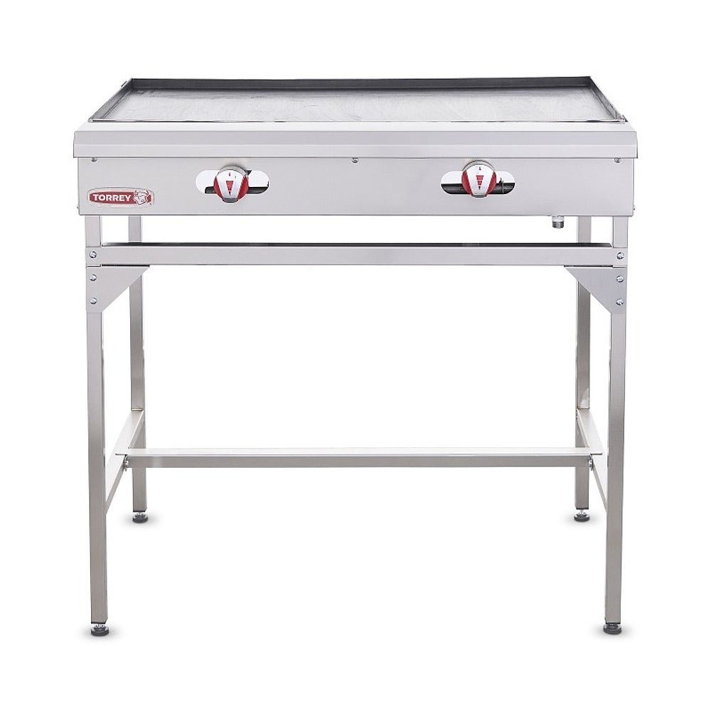 Plancha Torrey PLJ-900 CQPLJ900040, plancha a gas, en acero inoxidable.