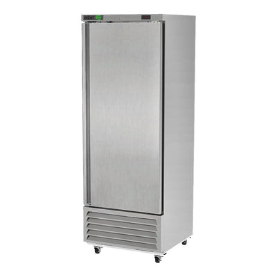 Congelador Asber ARF-17-H Hc, congelador vertical, en acero inoxidable.