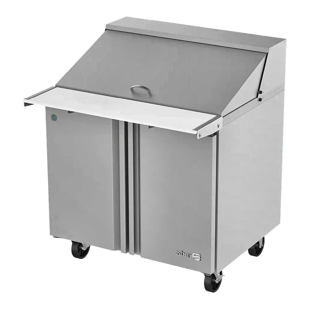 Mesa Refrigerada Asber APTM-36-15 Hc, mega top, en acero inoxidable.