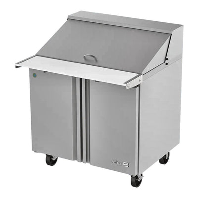 Mesa Refrigerada Asber APTM-36-15 Hc, mega top, en acero inoxidable.